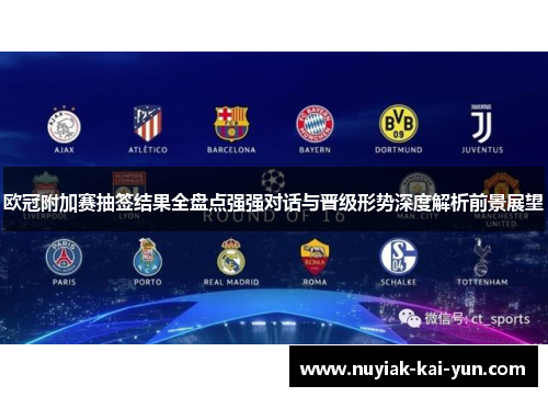 欧冠附加赛抽签结果全盘点强强对话与晋级形势深度解析前景展望