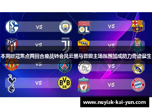 本周欧冠焦点两回合鏖战转会风云黑马晋级主场氛围加成助力奇迹诞生